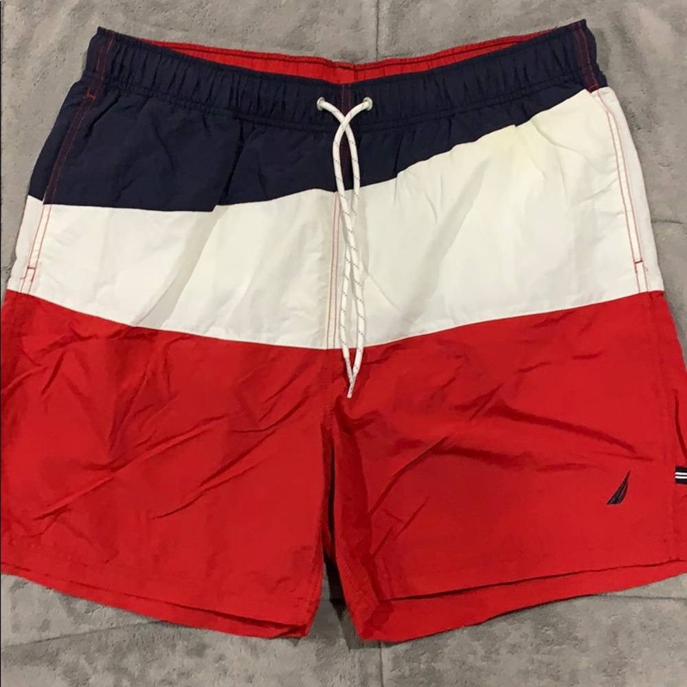 Nautical Polo Swim Trunks